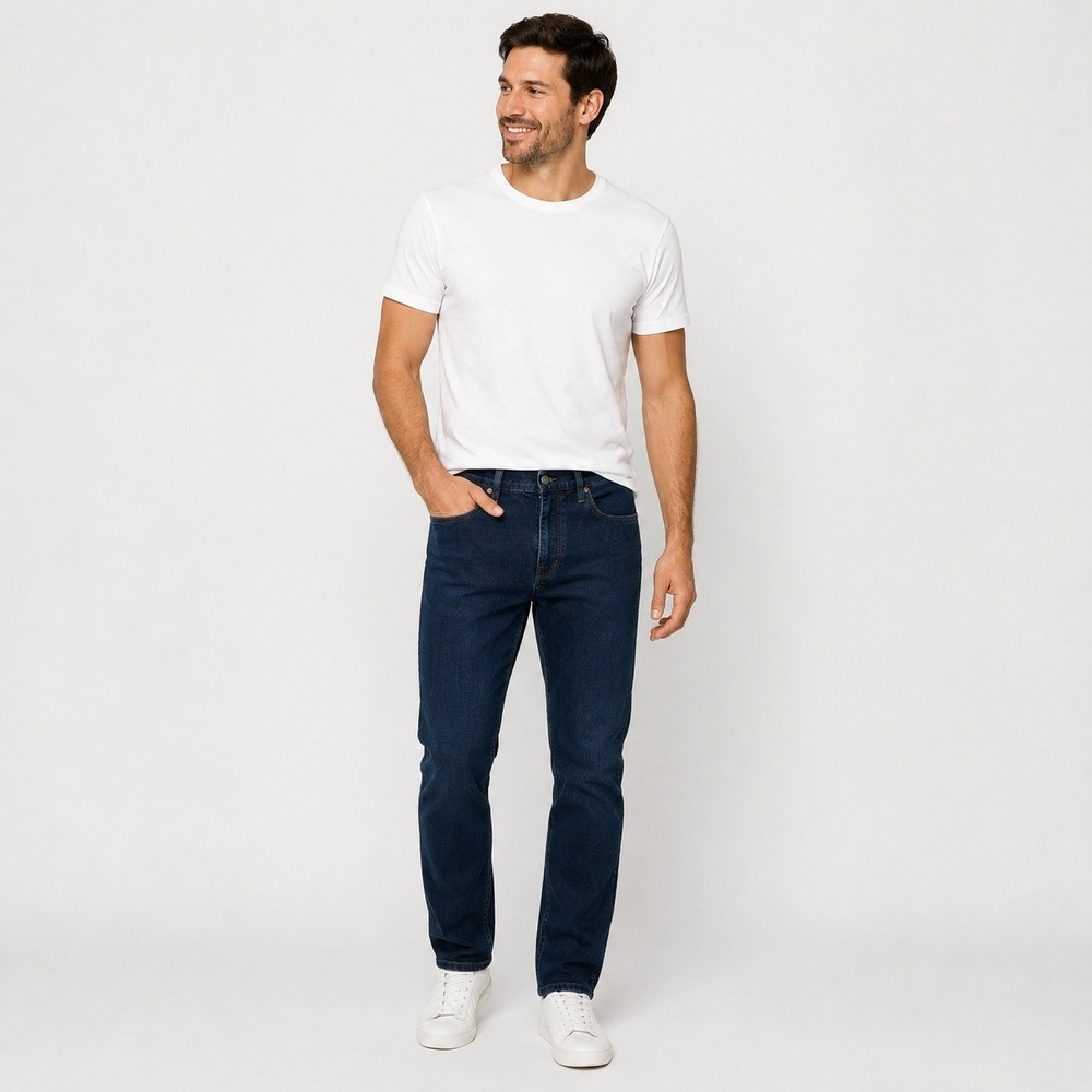 Joe's Jeans Men 33 Dark Wash Slim Straight Tencel Blend Denim Pants Everyday